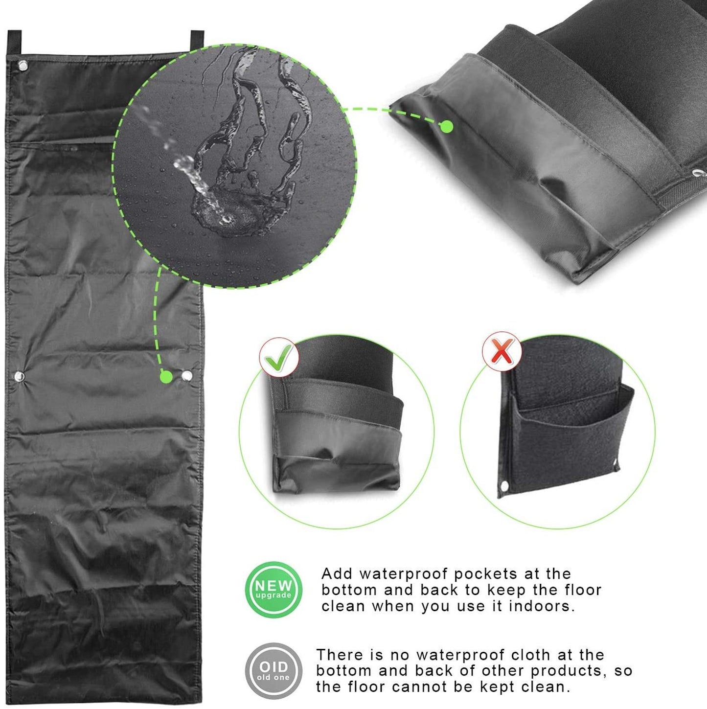 NEW DESIGN Vertical Hanging Garden Flower Pots