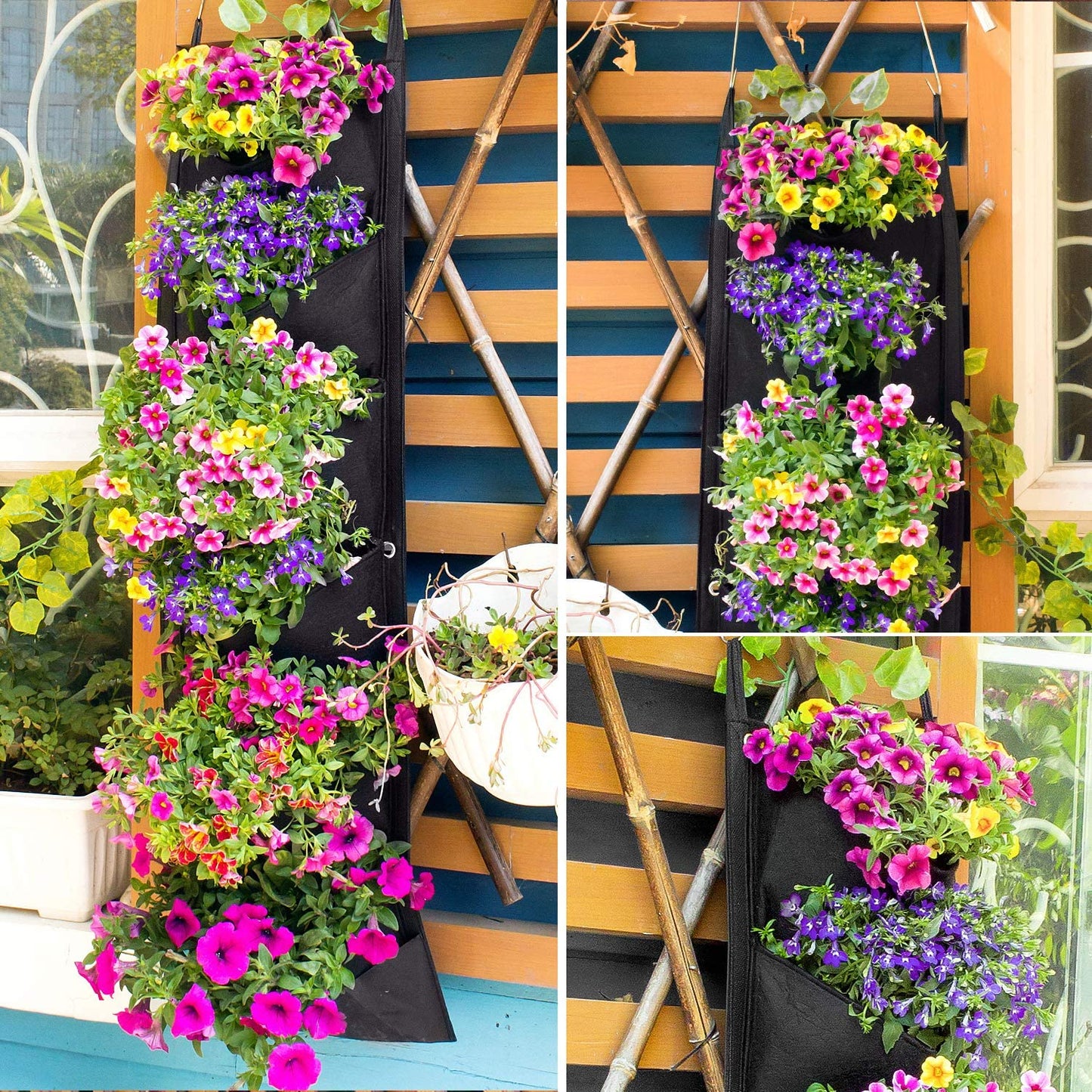 NEW DESIGN Vertical Hanging Garden Flower Pots
