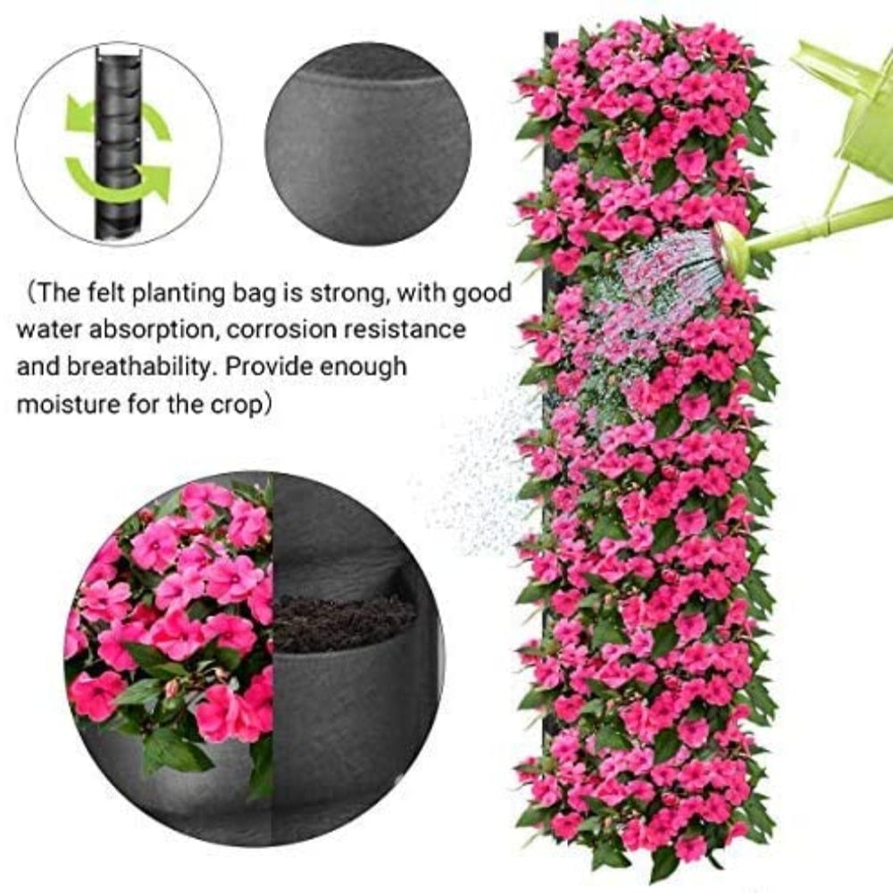 NEW DESIGN Vertical Hanging Garden Flower Pots