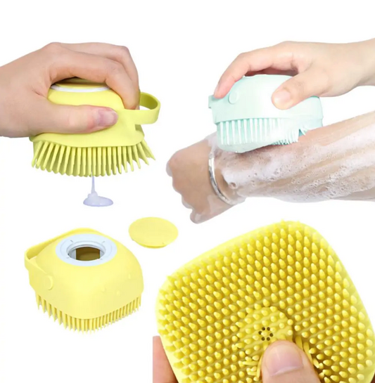 Gentle Foaming Dog Bath Brush