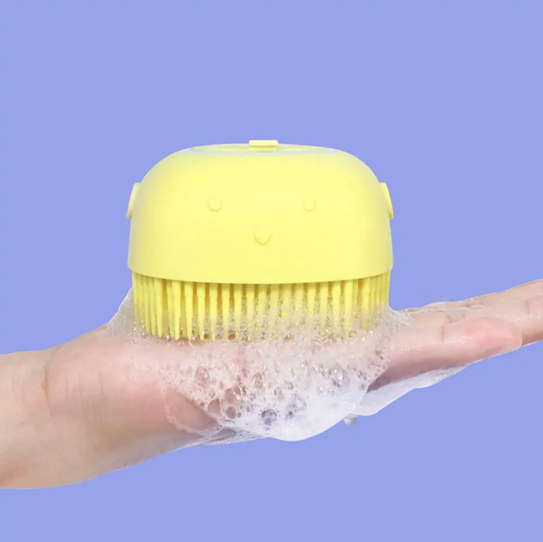 Gentle Foaming Dog Bath Brush